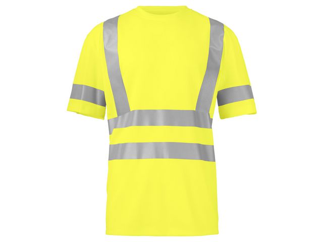 PROJOB Varselt-shirt 6030 gul kl 2/3 2XL | Arbetskläder - Varselkläder - Varselt-shirts | Kontorsexperten
