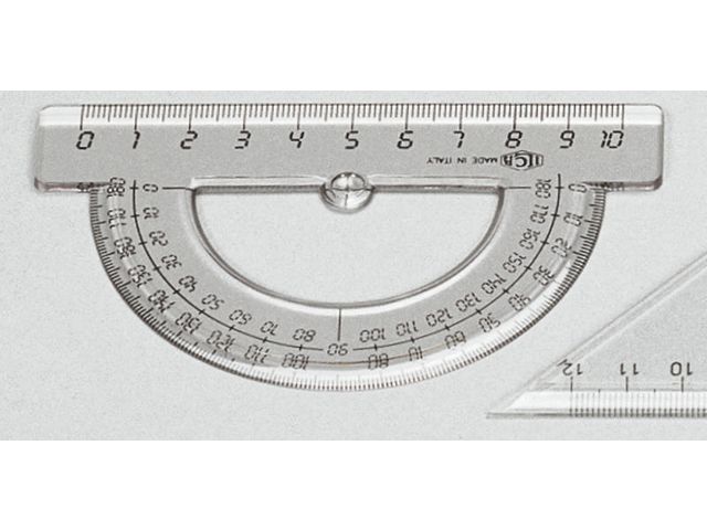 ARDA Gradskiva bas 10cm | Skola och förskola - Pennor och tillbehör - Linjaler och gradskivor | Kontorsexperten
