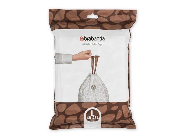Produktfoto för BRABANTIA Avfallpåsar L 40-45L