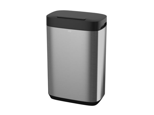 Tork Papperskorg B1 50L rostfri | Städ och hygien - Avfallshantering och källsortering - Papperskorgar | Kontorsexperten