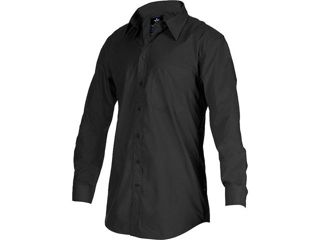 TEXSTAR Skjorta SH19 svart XS | Arbetskläder - Arbetsskjortor - Serviceskjortor | Kontorsexperten