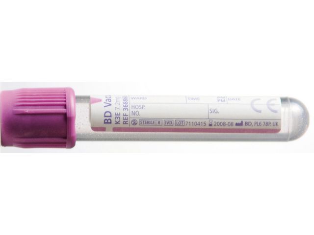 BD™ Hemogardrör Lila K3 EDTA 5/4ml 100/fp