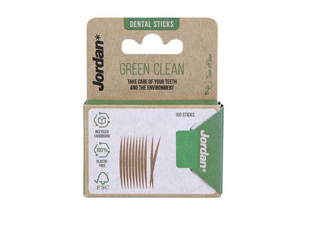 JORDAN Tandstickor Green Clean 100/fp | Sjukvård och omsorg - Hygien - Tandvård | Kontorsexperten