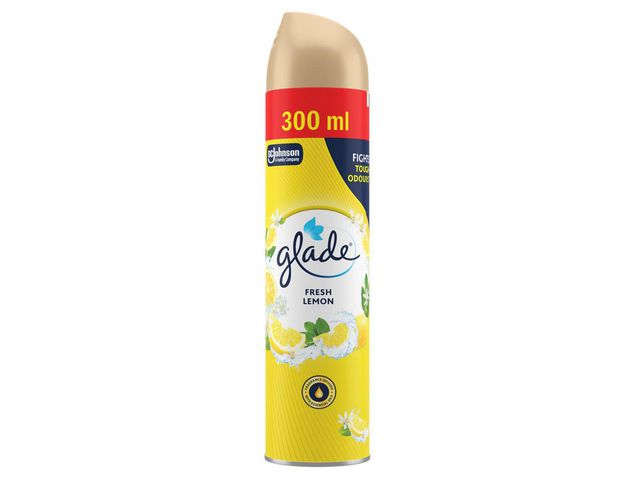 Glade Luktförbättrare Fresh Lemon 300ml | Städ och hygien - Luktförbättrare - Sprayer och flaskor | Kontorsexperten