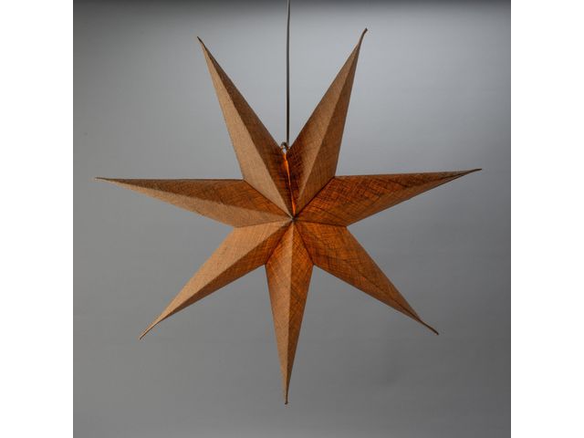 KONSTSMIDE Pappersstjärna 78 cm natur | Kontorsmöbler och inredning - Lampor och belysning - Dekorationsbelysning | Kontorsexperten