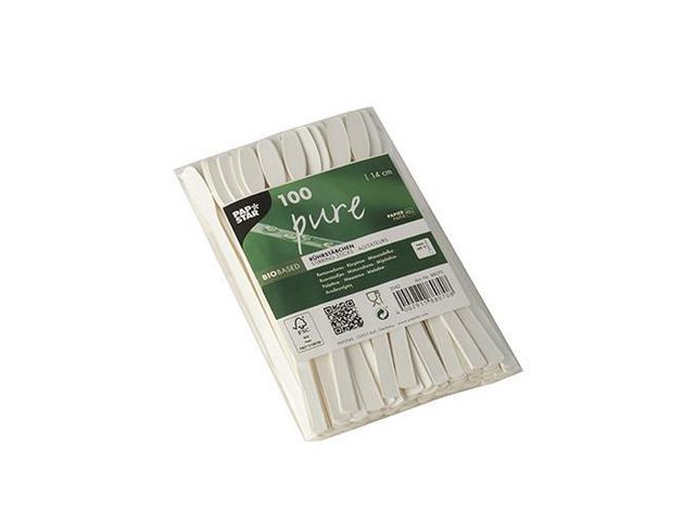 PAPSTAR Rörpinne Papper 14 cm 100/fp | Kök och servering - Engångsartiklar - Engångsbestick | Kontorsexperten