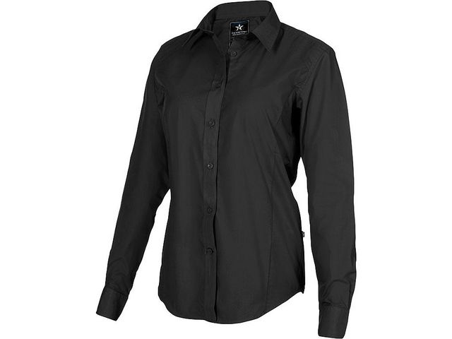 TEXSTAR Skjorta WS19 dam svart S | Arbetskläder - Arbetsskjortor - Serviceskjortor | Kontorsexperten