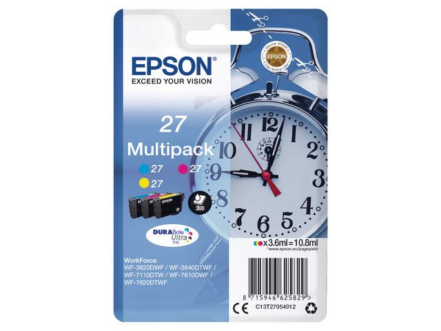 Epson Bläckpatron C13T27054012 multi 3/fp | Toner och bläck - Bläckpatroner - Bläckpatroner Epson | Kontorsexperten