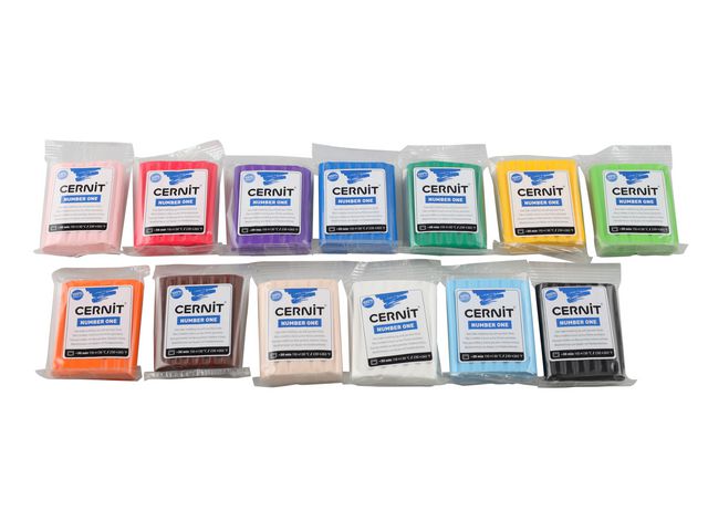 CERNIT Modellera storpack 13x56 g | Skola och förskola - Bild och form - Lera och sand | Kontorsexperten