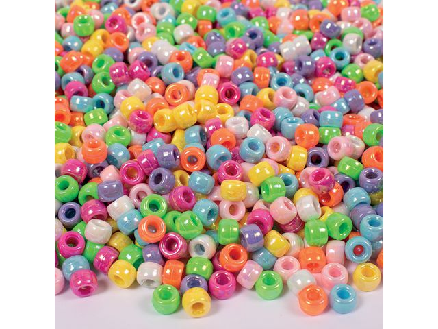 PLAYBOX Kongopärlor pärlemor 1000/fp | Skola och förskola - Hobbymaterial - Pärlor | Kontorsexperten