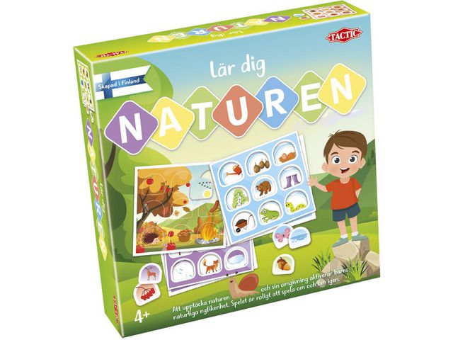 TACTIC Spel Lär dig om naturen | Skola och förskola - Lekmaterial - Spel - Från 3 - 4 år | Kontorsexperten