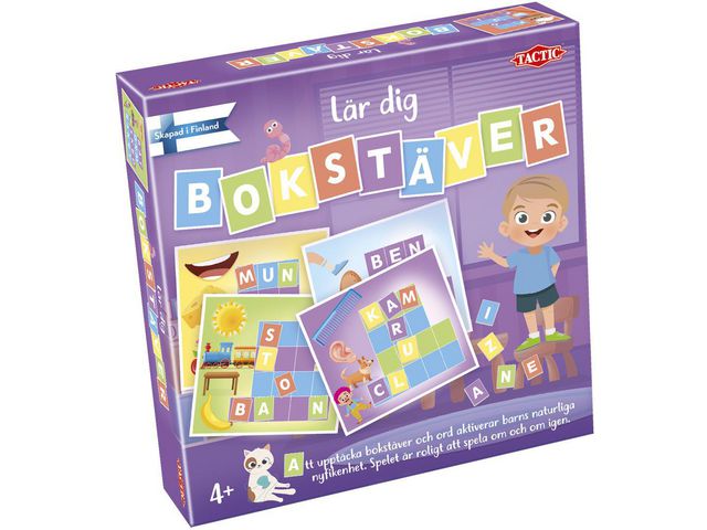 TACTIC Spel Lär dig om bokstäver 4+ | Skola och förskola - Lekmaterial - Spel - Från 3 - 4 år | Kontorsexperten