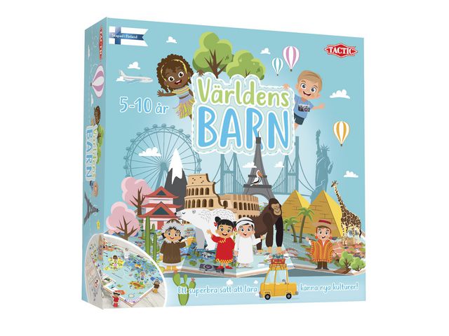 Produktfoto för TACTIC Spel Lär dig Världens barn från 5år