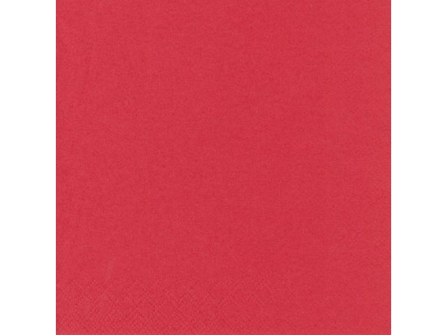 PAPSTAR Servett 3-lagers, ¼-vikt, 33 cm, röd 250/fp | Kök och servering - Servetter och dukar - Servett - 3-lagers | Kontorsexperten