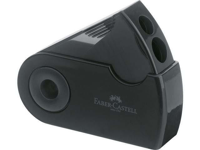 Faber-Castell Pennvässare Sleeve Dubbel Svart | Skola och förskola - Pennor och tillbehör - Pennvässare | Kontorsexperten