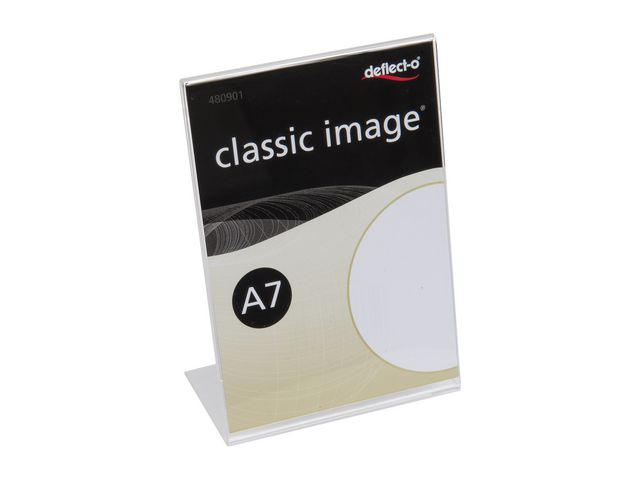 deflecto® Informationsställ acryl A7 lutande | Kontorsmöbler och inredning - Tavlor ställ och ramar - Informationsställ | Kontorsexperten