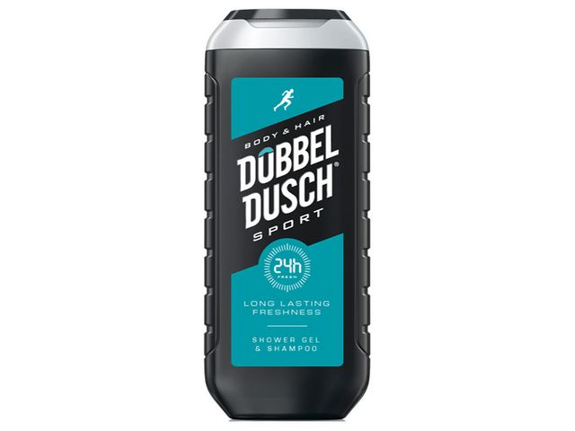 DUBBELDUSCH® Dusch/schampo Sport 250ml | Städ och hygien - Tvål och hygien - Duschtvål och Shampoo | Kontorsexperten