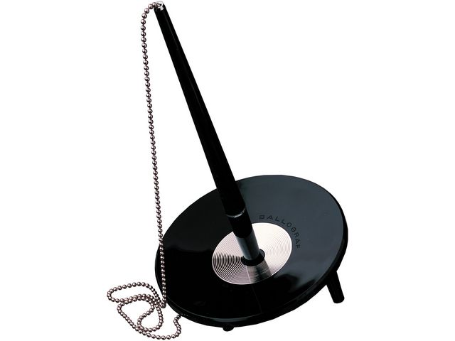 BALLOGRAF Kulpenna Deskset medium blått bläck svart | Kontorsmaterial - Pennor - Kulpennor | Kontorsexperten