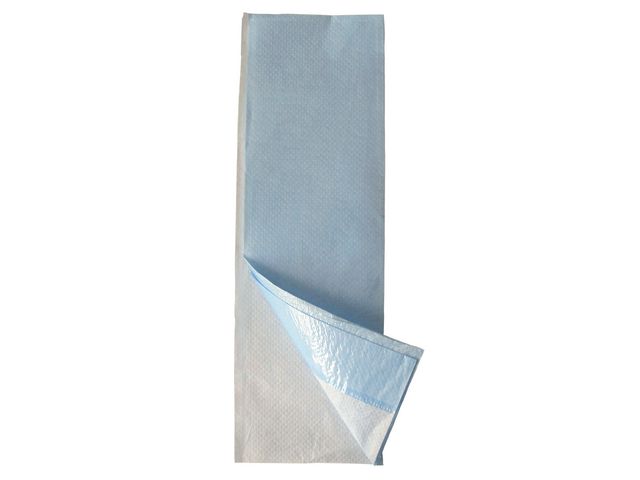 ABENA Skötunderlägg vit/blå 37x50cm 150/fp | Sjukvård och omsorg - Kläder och drapering - Säng- och hygienskydd | Kontorsexperten