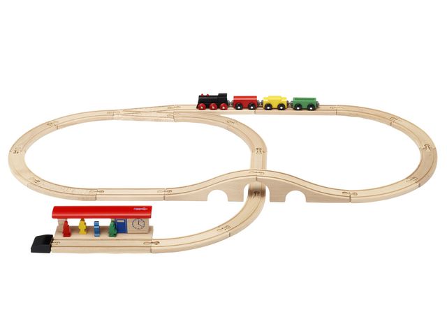 Micki Tågset 30 delar | Skola och förskola - Lekmaterial - Tåg och tågbanor | Kontorsexperten