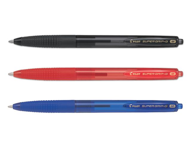 Pilot Kulpenna Super Grip G Medium 1mm blå | Kontorsmaterial - Pennor - Kulpennor | Kontorsexperten