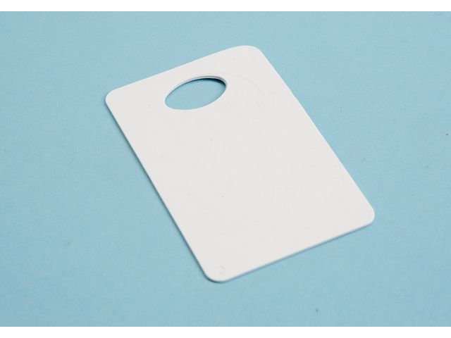 Garderobsbricka onum. vit 90x57mm 25/fp | Kontorsmaterial - Butiksmaterial - Kösystem och biljetter | Kontorsexperten