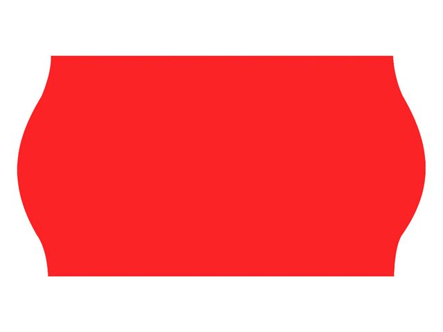 Prisetikett 26x16mm röd G1 6/fp | Kontorsmaterial - Butiksmaterial - Prisetiketter och prismärkare | Kontorsexperten