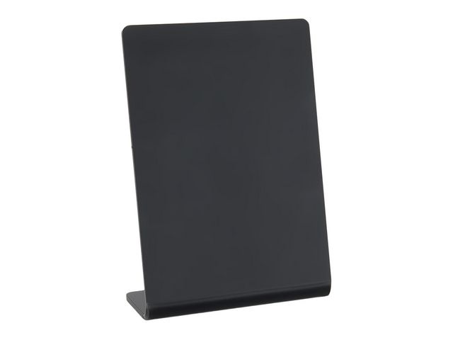 Informationsställ griffel lutande A6 svart | Kontorsmöbler och inredning - Tavlor ställ och ramar - Informationsställ | Kontorsexperten