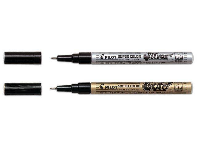 Pilot Märkpenna Super Color 1,0mm guld | Kontorsmaterial - Pennor - Märkpennor - Rund spets | Kontorsexperten