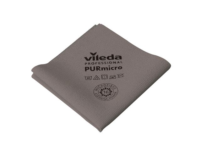Vileda Microfiberduk PURmicro Active grå 5/fp | Städ och hygien - Städdukar och diskdukar - Städdukar - Mikro | Kontorsexperten