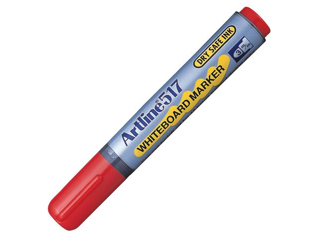 Artline Whiteboardpenna Rund 517 röd | Kontorsmaterial - Pennor - Whiteboardpennor - Rund spets | Kontorsexperten