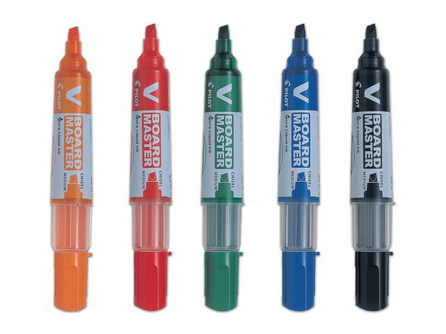 Pilot Begreen Whiteboardpenna Begreen V-Board Master, snedskuren spets på 6,0 mm, svart | Kontorsmaterial - Pennor - Whiteboardpennor - Skuren spets | Kontorsexperten