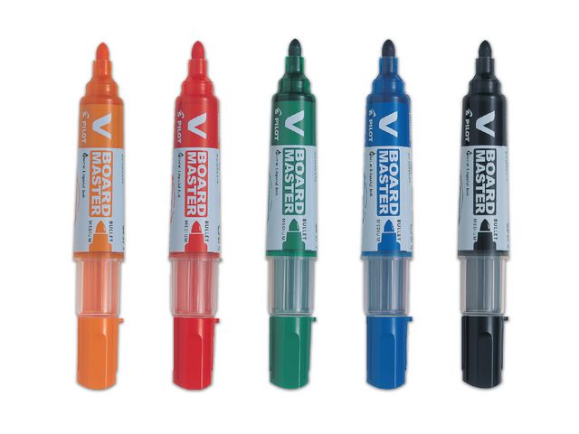 PILOT BEGREEN Whiteboardpenna Begreen V-Board Master, rund spets på 6,0 mm, svart | Kontorsmaterial - Pennor - Whiteboardpennor - Rund spets | Kontorsexperten