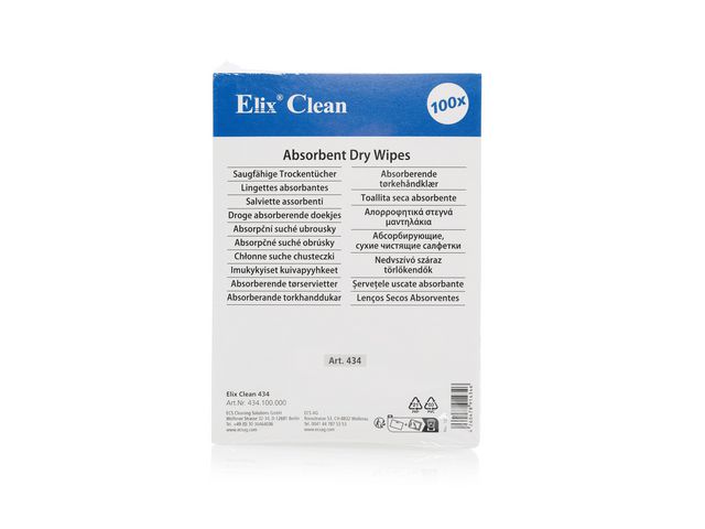 ELIX Rengöringsduk torr luddfri 100/fp | Datorprodukter - Datorrengöring - Rengörings-servetter | Kontorsexperten