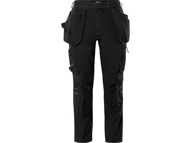 FRISTADS Hantverkarbyxa 2599 Svart Dam 34 | Arbetskläder - Arbetsbyxor och shorts - Hantverksbyxor | Kontorsexperten