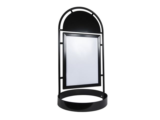 Gatuställ Gotic 50x70cm rundfot svart | Kontorsmaterial - Butiksmaterial - Gatuställ | Kontorsexperten