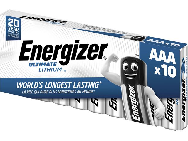 ENERGIZER Batteri Ultimate AAA 10/fp | Kontorsmaskiner - Batterier - AAA | Kontorsexperten
