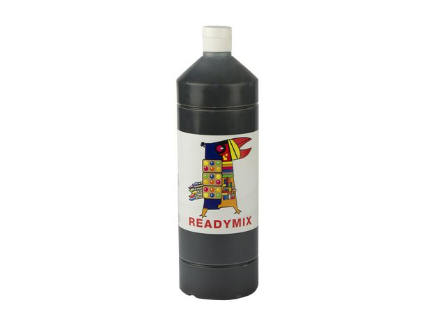 Readymix 1000 ml, svart | Skola och förskola - Målarfärg och tillbehör - Readymix | Kontorsexperten