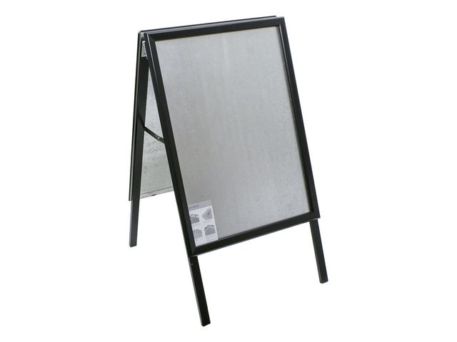 Gatuställ Alu-Blackline 50x70 svart | Kontorsmaterial - Butiksmaterial - Gatuställ | Kontorsexperten