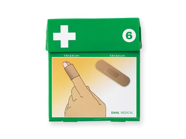Dahl Medical Plåster textil Nr.6 50/fp | Skyddsutrustning - Första Hjälpen - Förband och Refill | Kontorsexperten