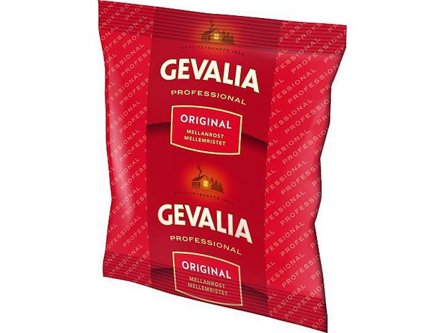 GEVALIA Kaffe Original 125g 40/krt | Kök och servering - Kaffe och te - Portionsförpackat | Kontorsexperten