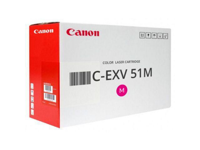 Canon Originaltonerkassett, C-EXV 51, magenta, 0483C002AA | Toner och bläck - Tonerkassetter - Toner Canon | Kontorsexperten