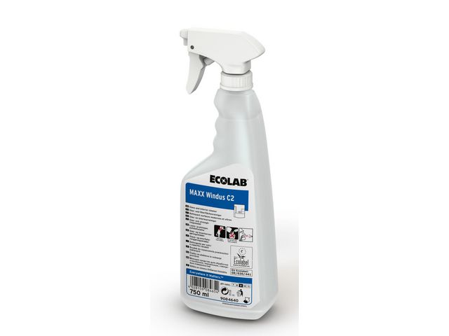 Ecolab Fönsterpus Maxx Windus 750ml | Städ och hygien - Fönsterrengöring - Fönsterputsmedel | Kontorsexperten