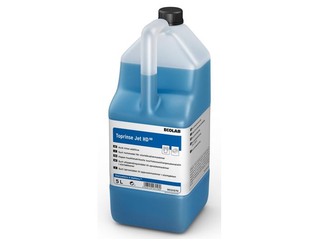ECOLAB Torkmedel Toprinse Jet HD 5L 2/fp | Städ och hygien - Diskrengöring - Torkmedel och sköljmedel | Kontorsexperten