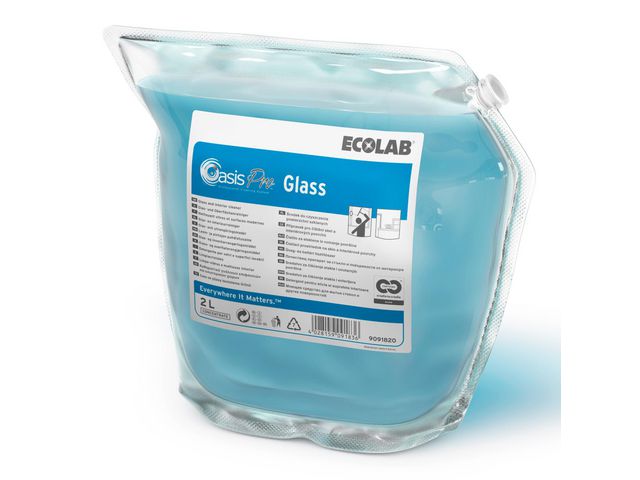Ecolab Fönsterputs Oasis Pro 2L 2/fp | Städ och hygien - Fönsterrengöring - Fönsterputsmedel | Kontorsexperten
