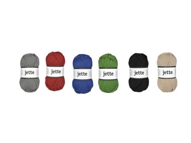 JÄRBO GARN Ullgarn Jette 50g, grå | Skola och förskola - Hobbymaterial - Garn | Kontorsexperten