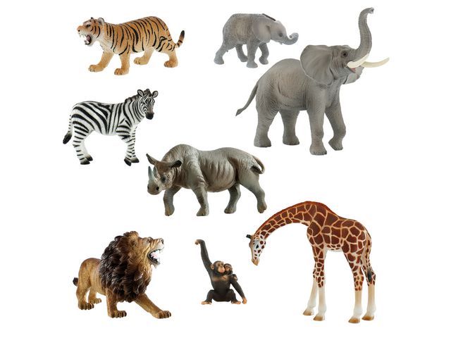 BULLYLAND Vilda djur Afrika 8/fp | Skola och förskola - Lekmaterial - Lekfigurer - Djur | Kontorsexperten