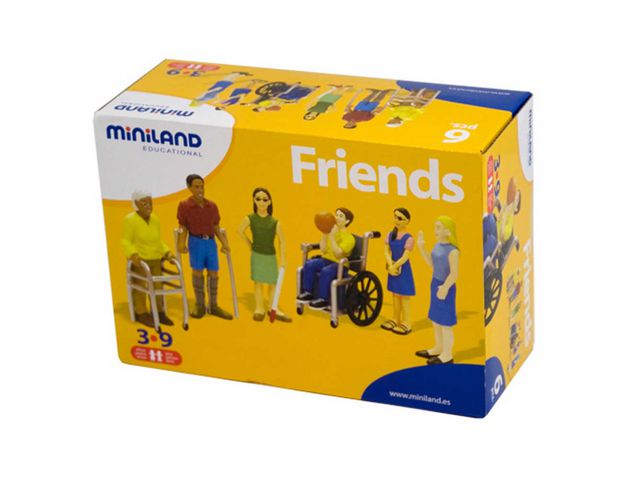MINILAND Lekfigurer med funktionsvariationer 6/fp | Skola och förskola - Lekmaterial - Lekfigurer - Övriga | Kontorsexperten