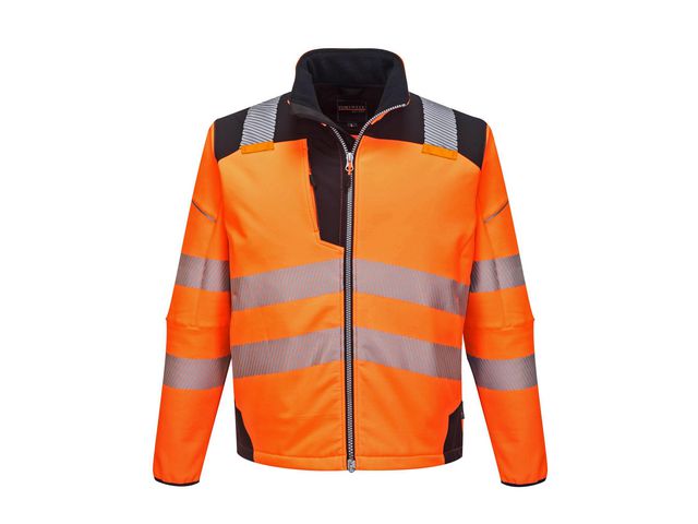 PORTWEST® Varselsoftshell PW T402 kl2/3 orange XL | Arbetskläder - Varselkläder - Varseljackor | Kontorsexperten