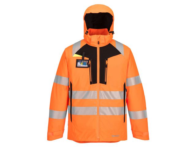 PORTWEST® Vinterjacka varsel PW DX461 kl3 orange M | Arbetskläder - Arbetsjackor - Varseljackor | Kontorsexperten